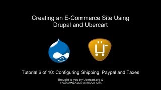 Drupal 7 / Ubercart Tutorial 6 of 10: Configuring UPS Shipping Quotes, Paypal and Taxes