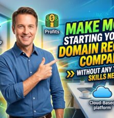 Make money starting your own domain registrar company without any technical skills required!